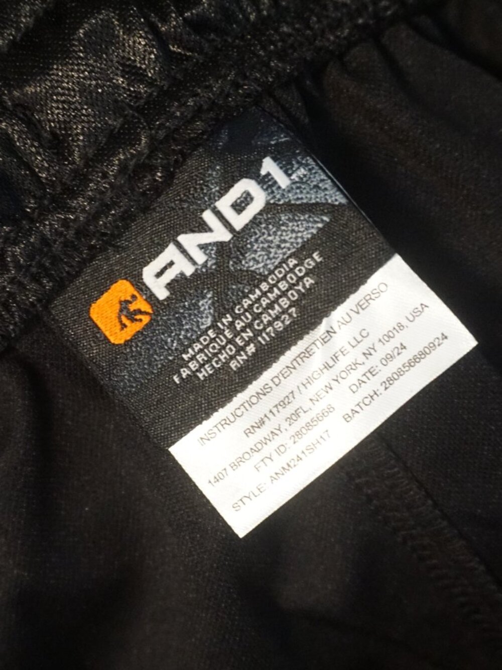 And1 Basketball Athletic All Court Shorts Black 11” Inseam Men’s Medium - Picture 7 of 9